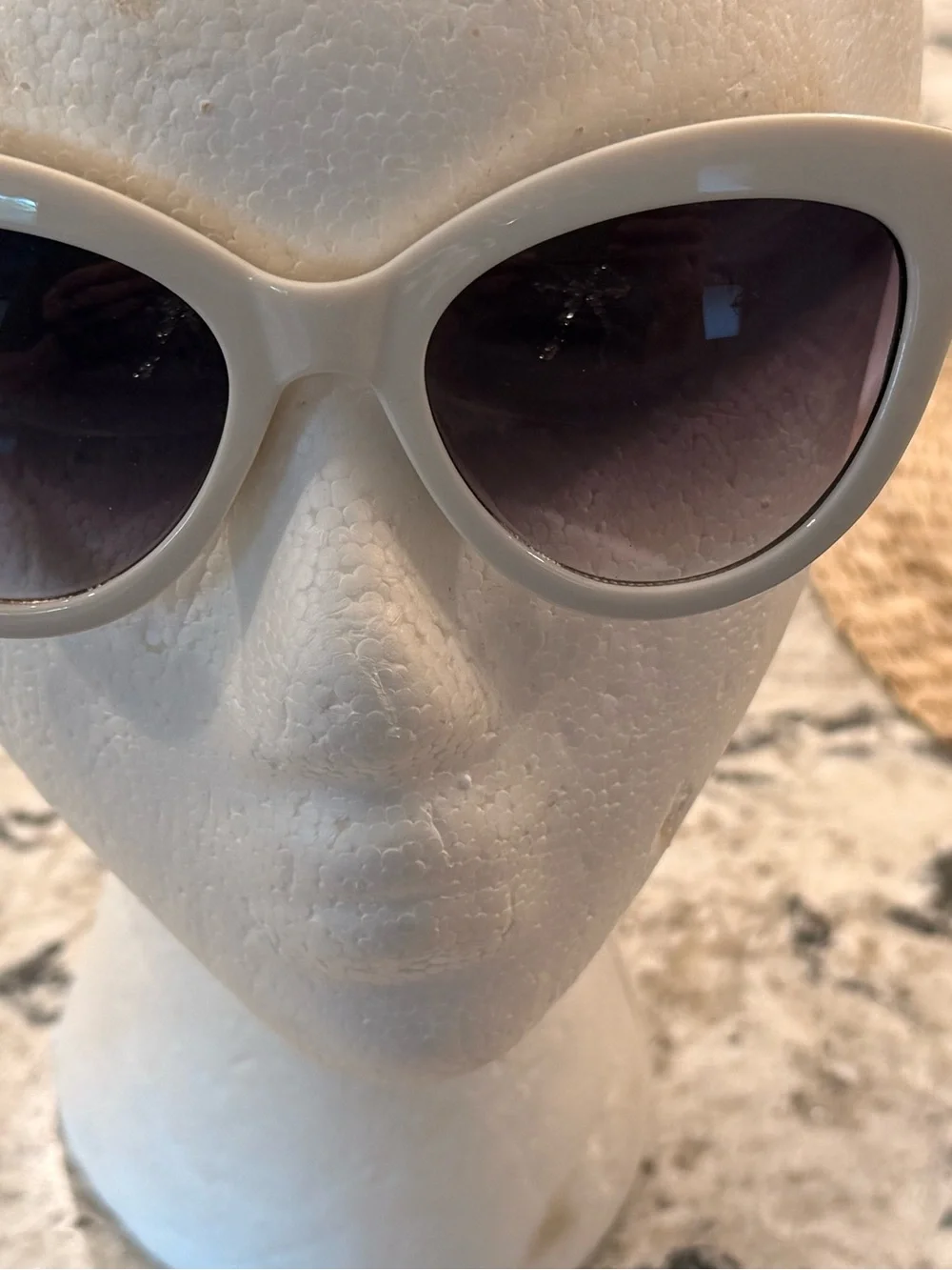 White cat Eye Retro Women's Sunglasses